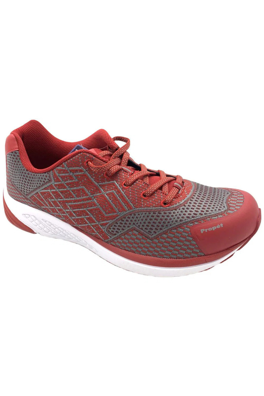 Propet Men's One Sneaker Crimson/Gray - Medium